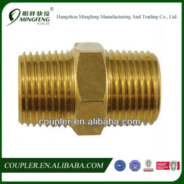 Hexagonal Nipple Air Fittings Latón Fitting